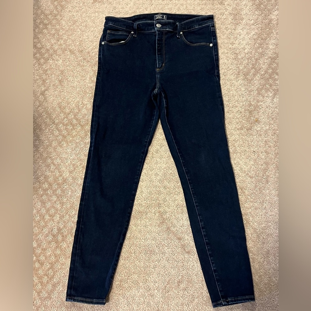 Abercrombie super high rise skinny jeans
